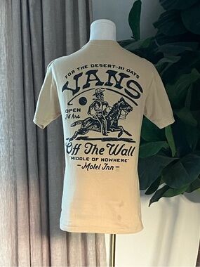 Vans Off The Wall Desert Motel Graphic Tee - Tan